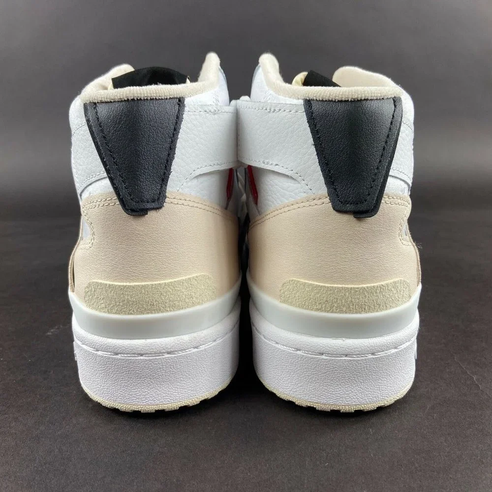 Adidas Men's Forum Exhibit Mid White Black Red Shoes GZ0946 Sizes 8 - 12 - Picture 2 of 9